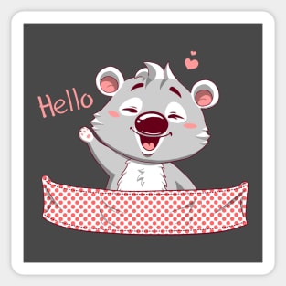 cute pocket animal Sticker